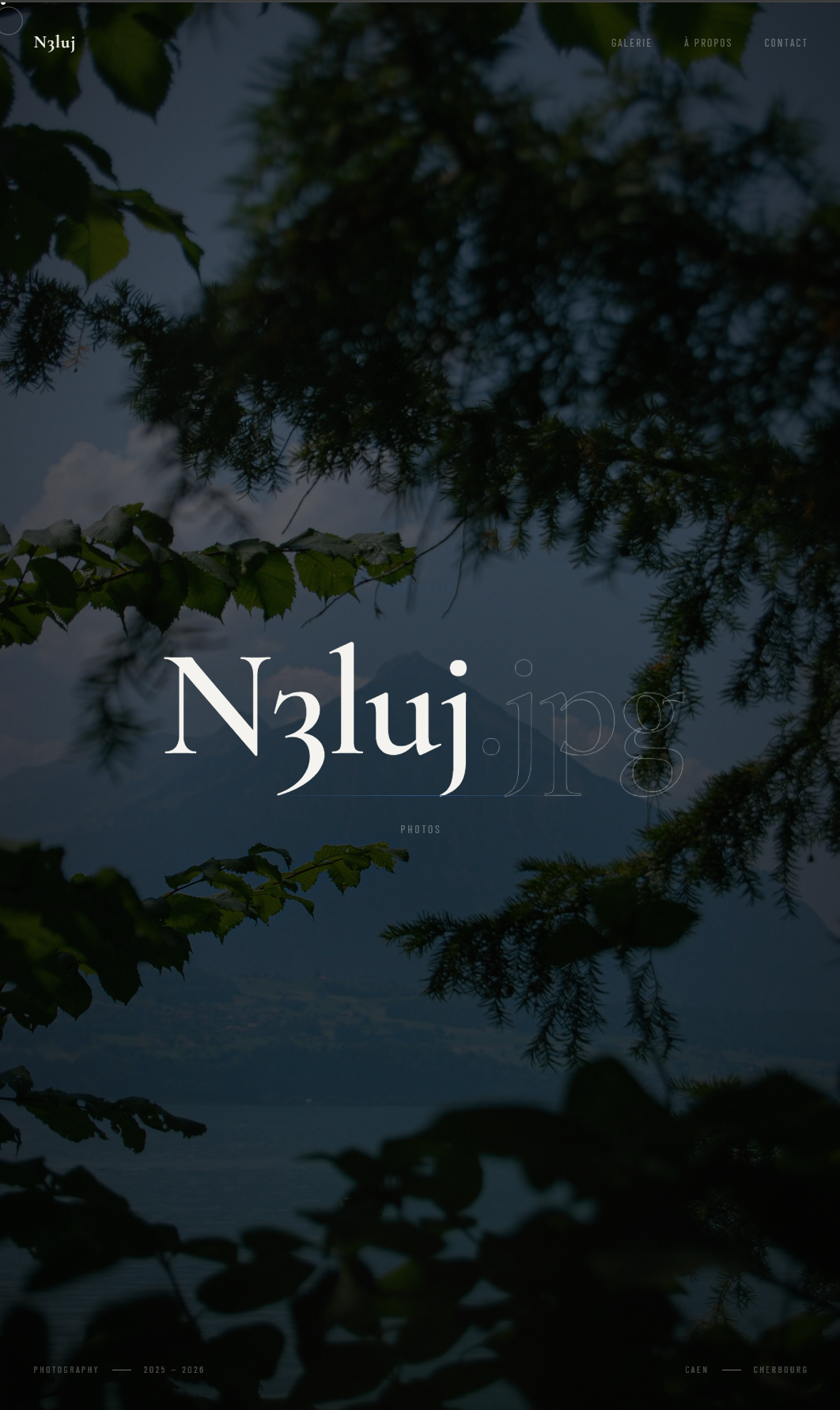 Aperçu du portfolio photographique N3luj
