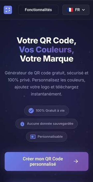 Aperçu du générateur QR Pure